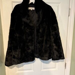 Liz Claiborne Black Teddy Jacket